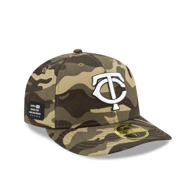 Sapca New Era Minnesota Twins MLB Armed Forces Weekend Low Profile 59FIFTY Fitted - Verzi